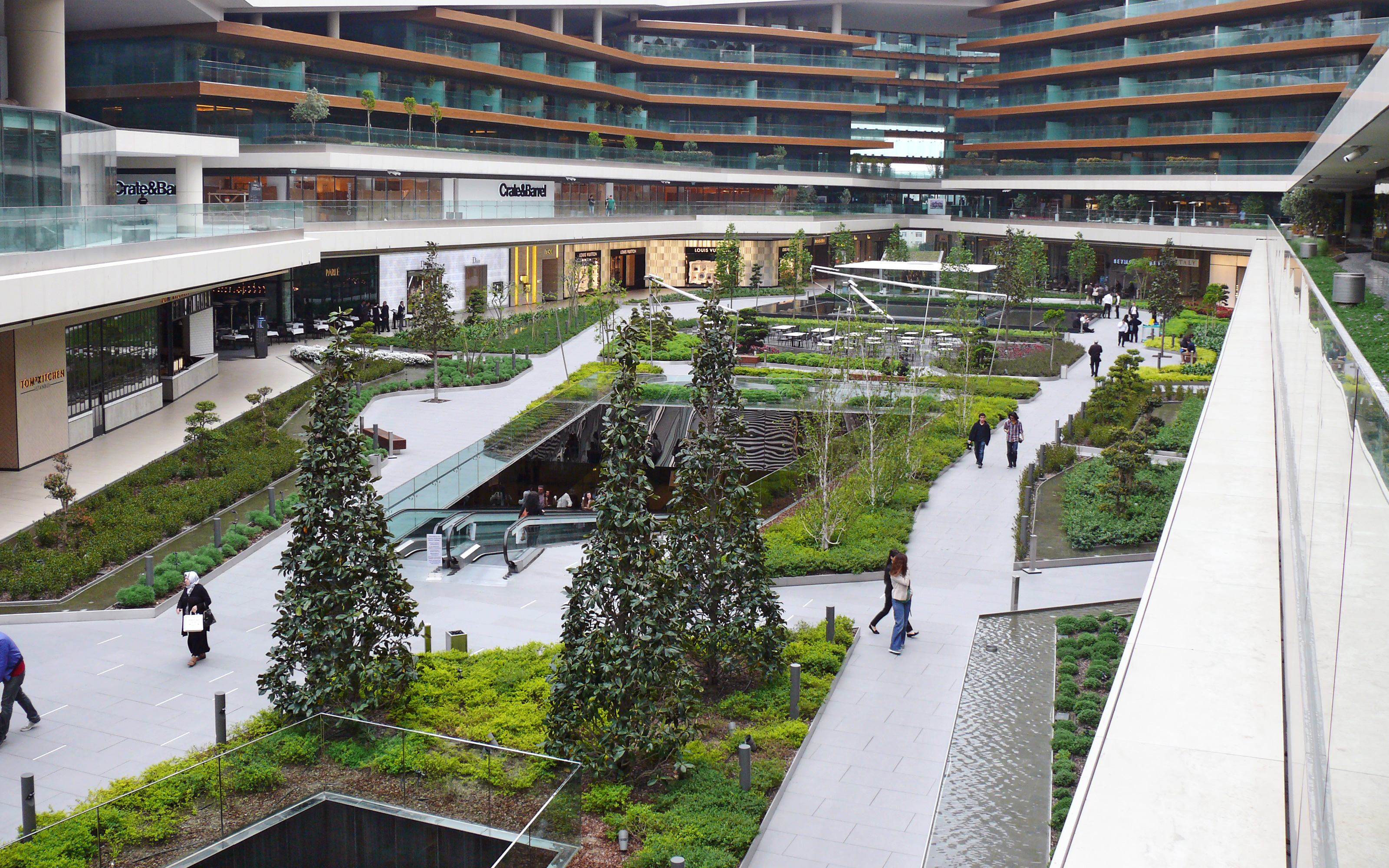 Zorlu Center, Istanbul ZinCo Green Roof Systems