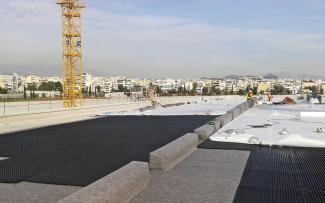 Protectodrain® PD 250 and Filter Sheet TG during green roof installation
