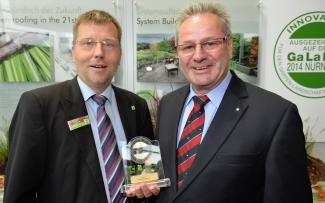 Dieter Schenk with GaLaBau Innovation Medal for 2014